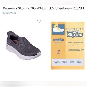 Skechers Women's Slip-ins: GO WALK FLEX Sneakers - RELISH size: 10M